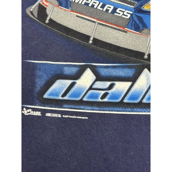 Vtg Y2K Dale Earnhardt Jr #88 National Guard NASCAR Navy Blue T-shirt Size Large - Picture 8 of 8